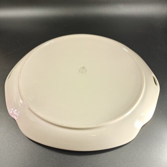 Pickard China Hand Decorated Poinsettia Plate Platter Porcelain USA Holiday VTG - Picture 16 of 16